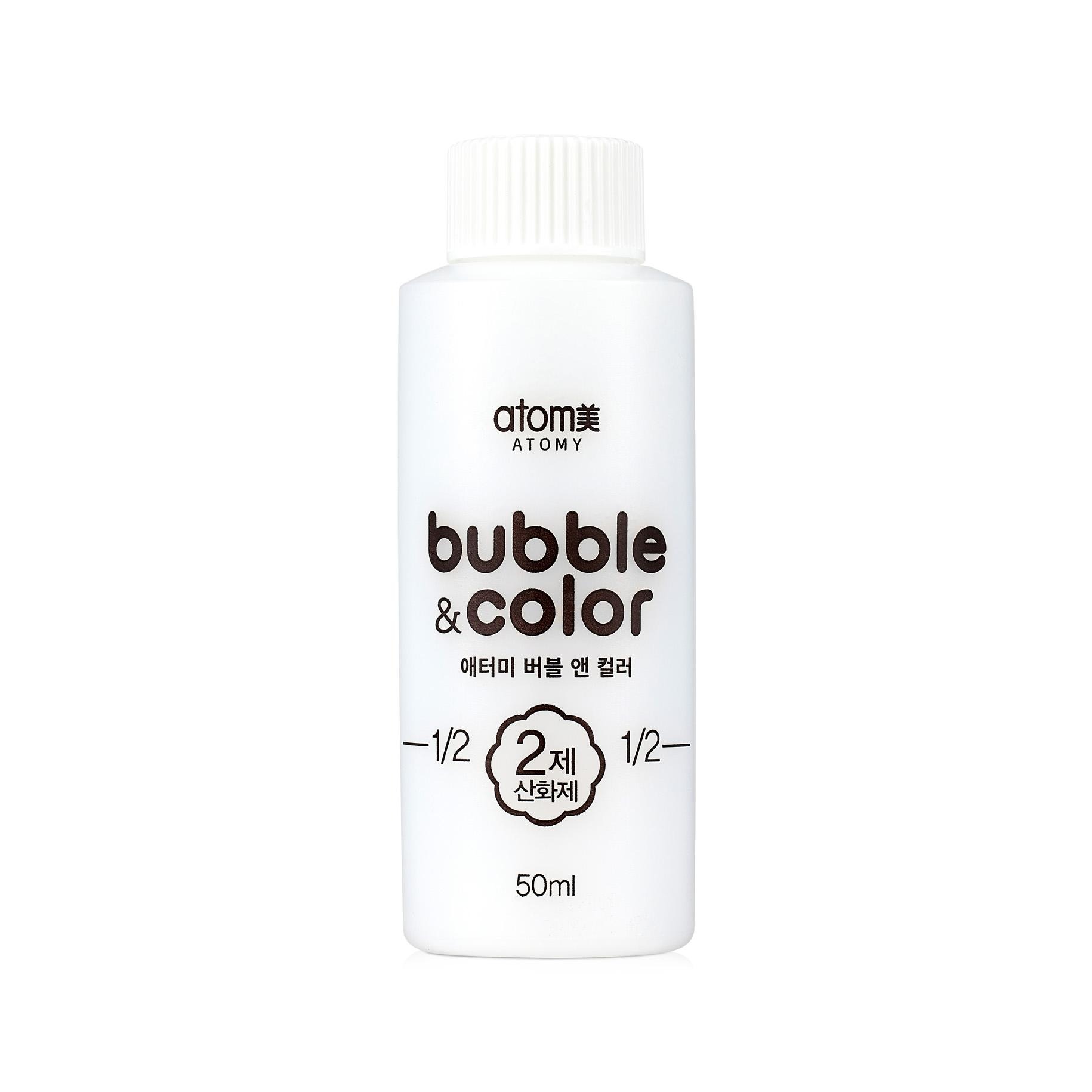 Краска-мусс для волос коричневая Atomy Bubble & Color Brown G — изображение 3