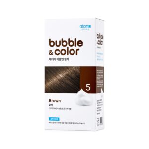 Краска-мусс для волос коричневая Atomy Bubble & Color Brown G