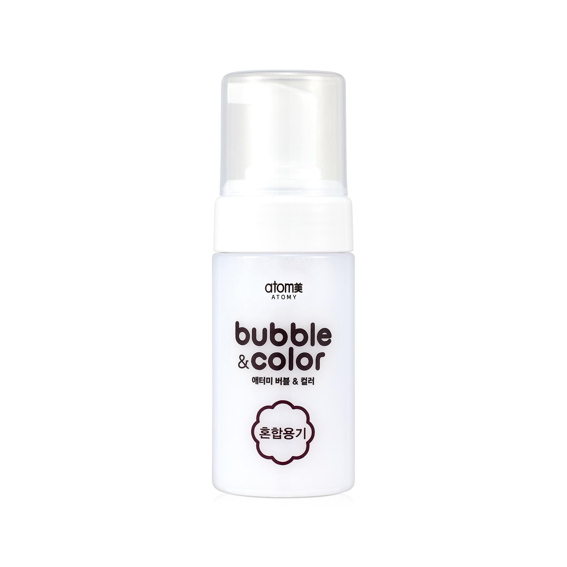 Краска-мусс для волос коричневая Atomy Bubble & Color Brown G — изображение 4