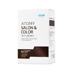 Краска для волос темно-коричневая Atomy Salon & Color Dark Brown 6G
